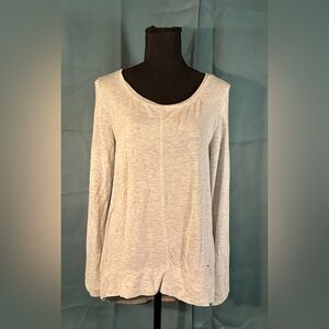 Matty M - Long Sleeve Light Grey Tee - S